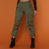 Women's Casual Cargo Military Trousers