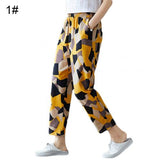 Print Capri Pants Harem Trousers