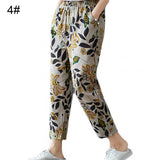Print Capri Pants Harem Trousers