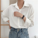 Spring Summer Solid Women Blouses