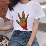 Gesture Printing Harajuku T-shirt