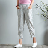 Cotton Linen Harem Pants