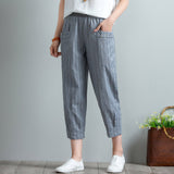 Cotton Linen Harem Pants