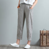 Cotton Linen Harem Pants
