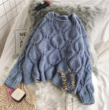 hollow out women sweater