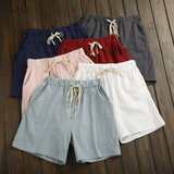 Women Cotton Linen Shorts