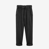 Lace Up Pockets Drawstring Trousers