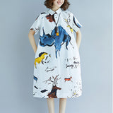 Women Short Sleeve Midi Dress