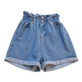 Summer Black Women's Denim Shorts