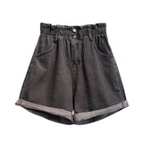 Summer Black Women's Denim Shorts