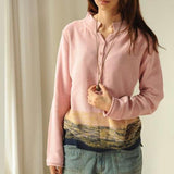 100% Cotton Female Knitted Sweater