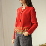 100% Cotton Female Knitted Sweater