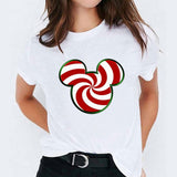 Graphic Print Flower Fashion T-shirt