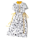 belt long silk dress