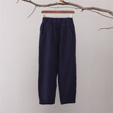Women Cotton Linen Long Pants