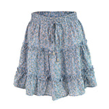 Fashion High Waist Frills Skirt