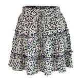 Fashion High Waist Frills Skirt