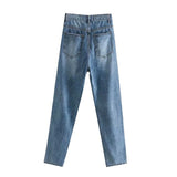 Fashion Ripped Hole Boyfriend Jeans