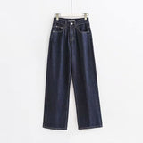loose straight wide leg jeans