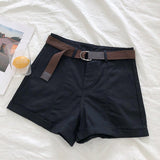 Women Sashes Safari Shorts