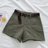 Women Sashes Safari Shorts