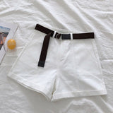 Women Sashes Safari Shorts