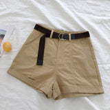 Women Sashes Safari Shorts