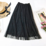 Spring Blue Pink Women Skirt