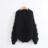 Long Sleeve Batwing Poncho Sweater